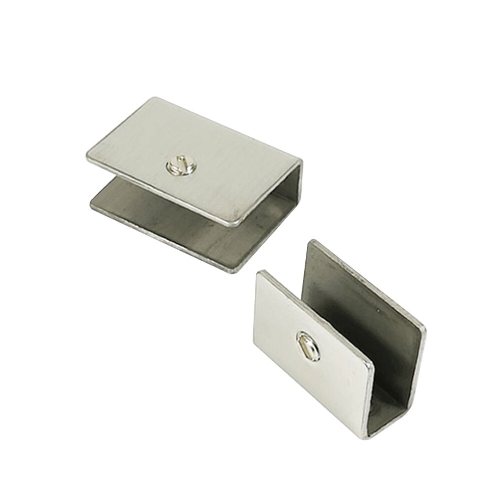 2Pcs Stainless Steel Glass Clamp Holder for Window Balustrade Handrail Glass Clamps Door Hardware Home Improvement Hardware: 7cm