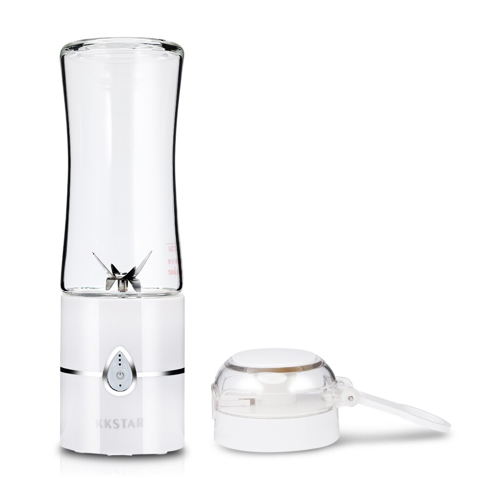 Licuadora eléctrica portátil para frutas, mezclador de jugo de vegetales, taza recargable por USB, máquina licuadora para hacer helados y frutas, botella de agua