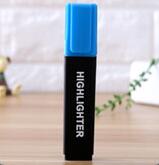 Mazaki fluorescencyjne kolorowy znacznik tekst separator niewidzialny atrament szkoła papiernicze biurowe: Niebieski