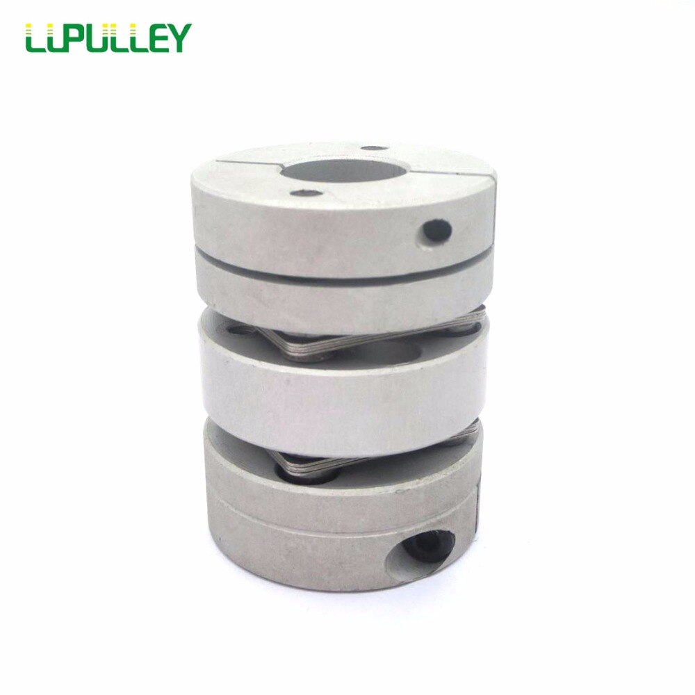 LUPULLEY 1PC Dia. 44mm Disk Coupling Motor Disc Double Diaphragm Flexible Coupling 11/12/14/15/16/19mm Bore Aluminum Alloys