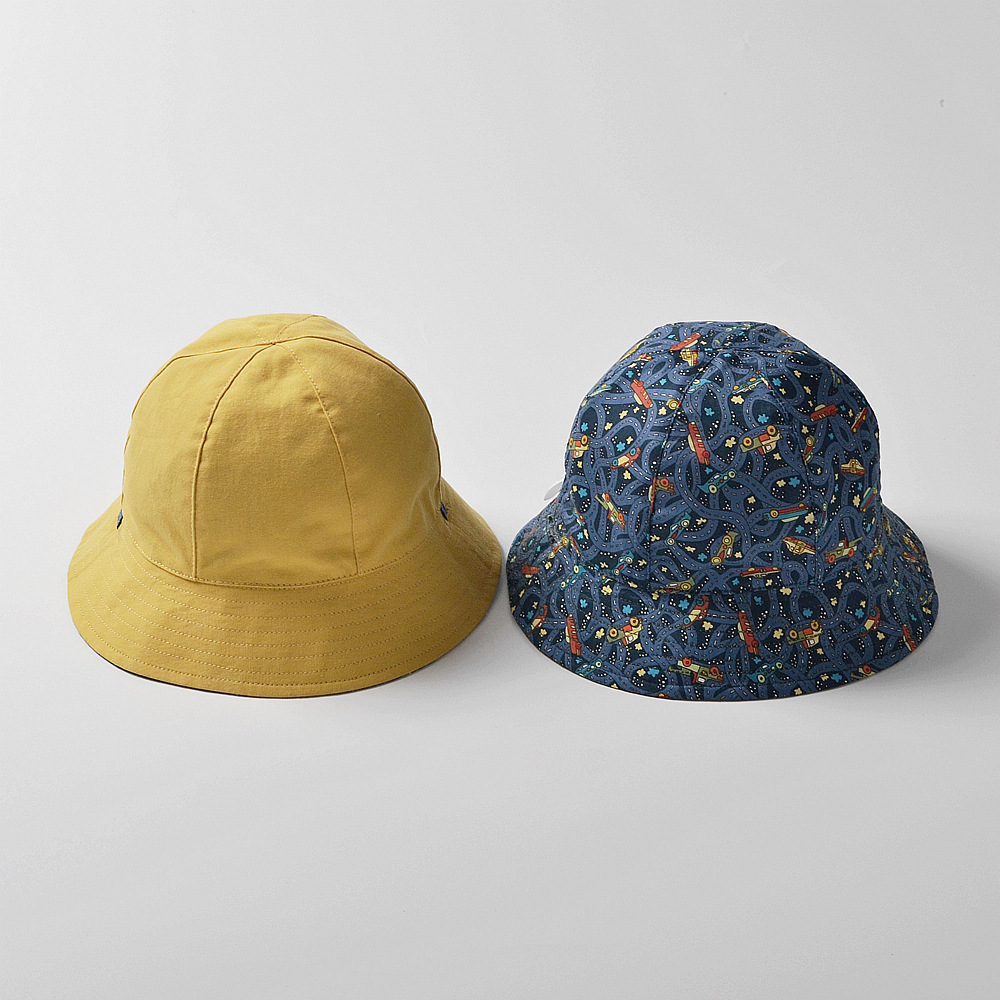 Cervi jonmi primavera estate bambino bambini cartone animato secchi stampati cappelli stile coreano Casual all&#39;aperto bambini cappellini parasole in cotone