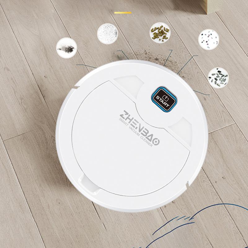 Automatic Sweeping Robot USB Rechargeable Smart Cleaning Robot UV Sterilizer Auto Sweeper Vacuum Cleaners House Cleaning