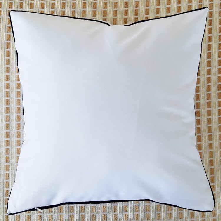 8pcs/lot Blank Sublimation Pillowcase For Sublimation INK Print DIY Heat Press Printing Transfer: Black