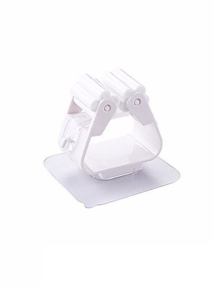 Badkamer Wall Mounted Non Punch Mop Clip Plastic Moderne Eenvoudige Sterke Kleverigheid Dikke Materialen Duurzaam Een Verscheidenheid Van Kleuren: white