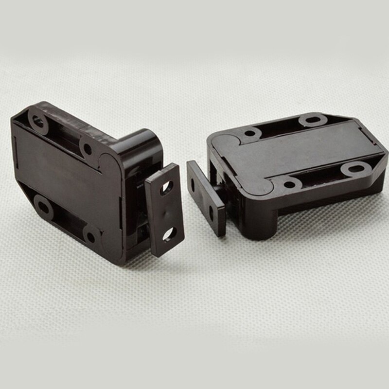 6-Pack Non-Magnetic Push to Open Catch Lock Drawer Cabinet Catch Press Latch Cupboard Bedroom