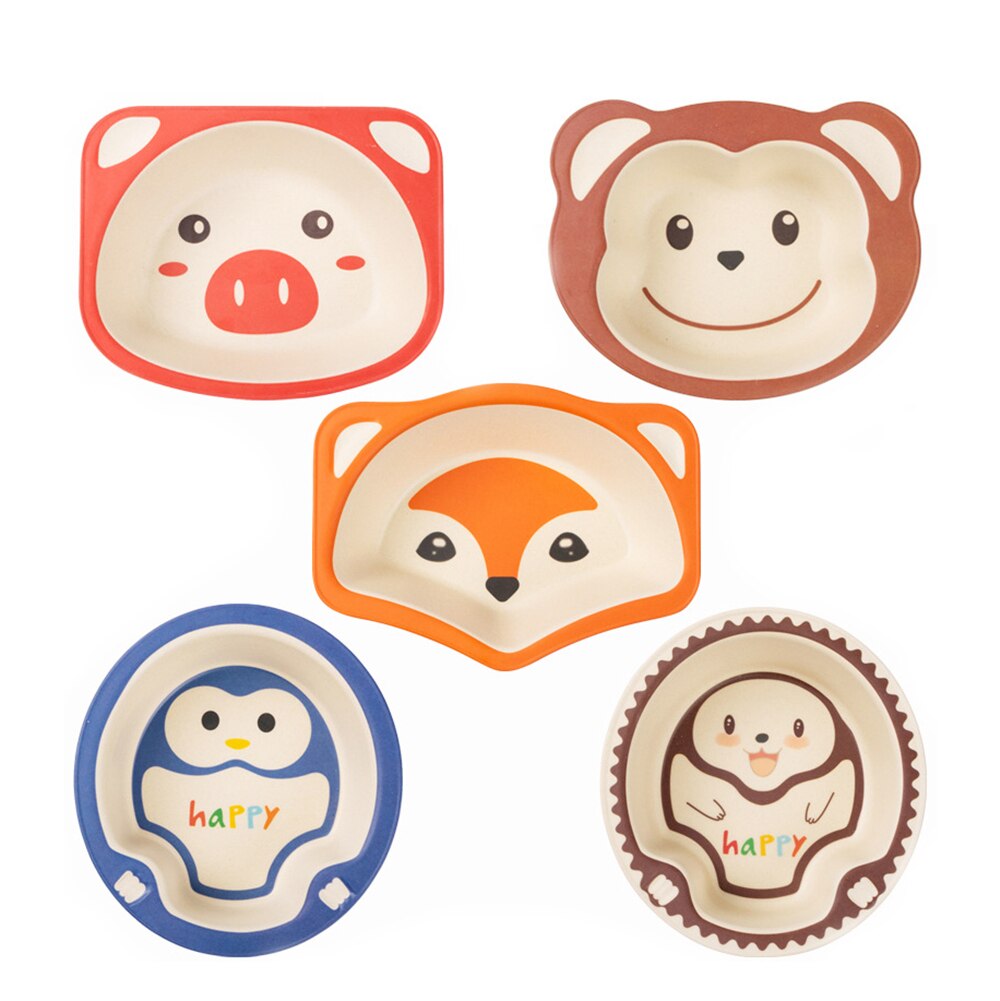 Bol Ramen en en Fiber de bambou, Kawaii, à nouilles, pour enfants, bébés, vaisselle de table