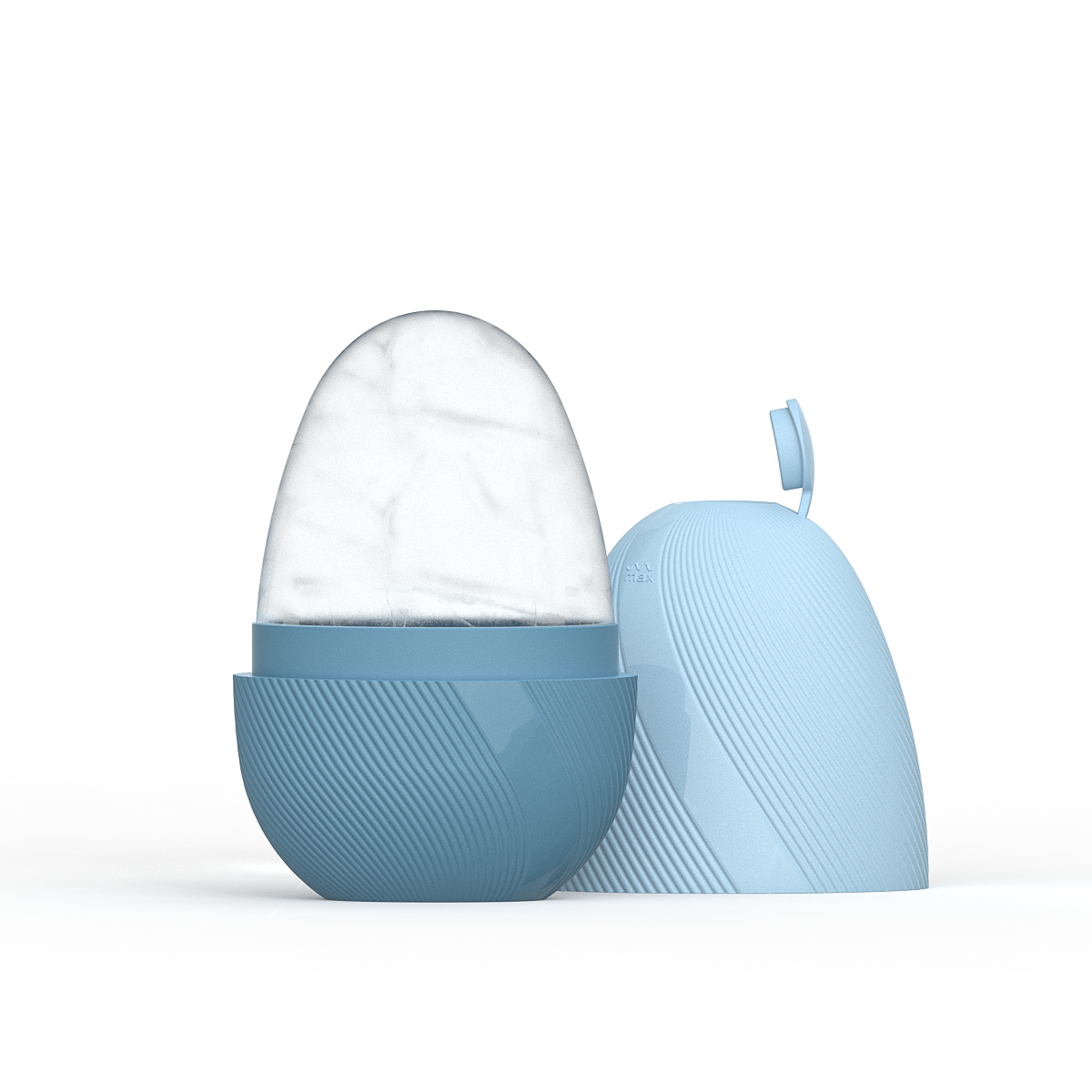 Rolo facial de gelo e conjunto de ferramentas gua sha de aço inoxidável, massageador facial rolo de gelo ferramenta de cuidados com a pele conjunto de beleza ferramenta de contorno de levantamento: ROXO