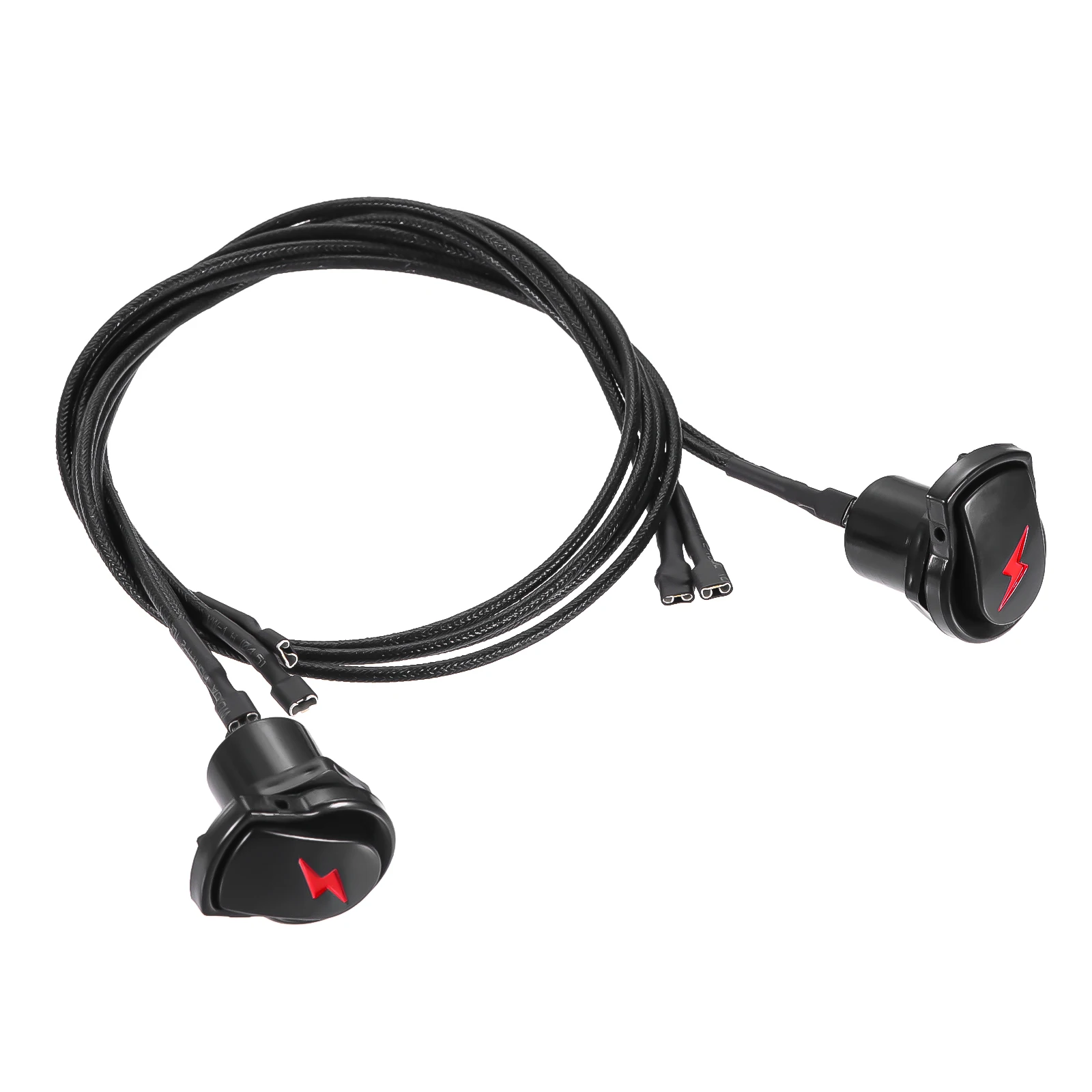 2-teiliges elektronisches Zündknopf-Schalter-Set, passend für Char-Broil Surefire Grill, Zünder, Druckknopfmodul, Zünderknopf mit Drähten