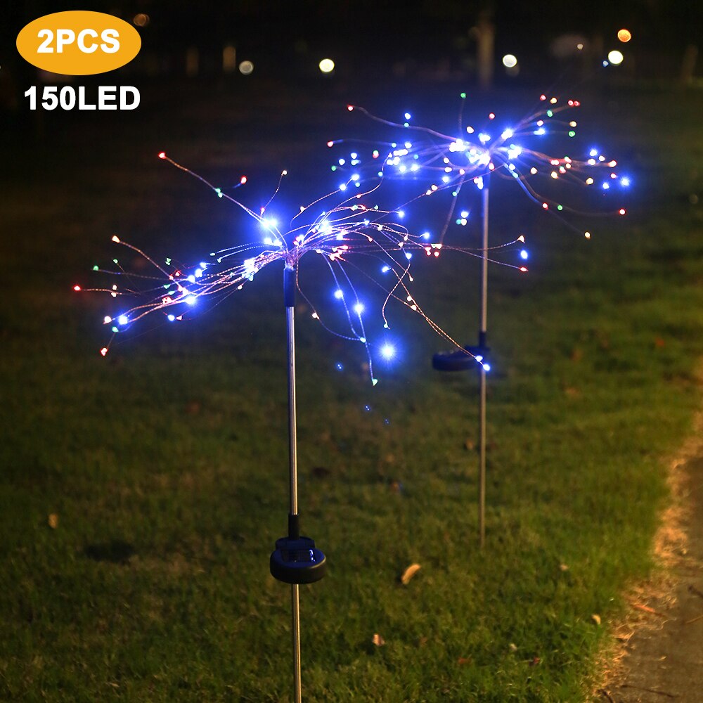 Solar Pendant Light Outdoor Indoor Hanging Solar Powered Shed Lights Waterproof Decoration Lamp For Barn Farm Garden Yard Patio: 150 LED Multicolor