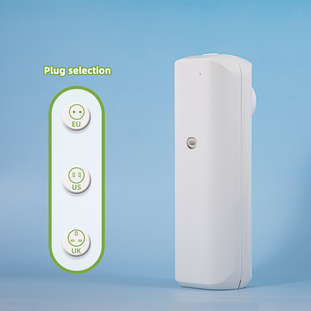Nome STE-Difusor pequeno do óleo aromático com controle de Bluetooth, estilo do soquete, dispositivo do ambientador para a casa e o toalete: Transparente / EU