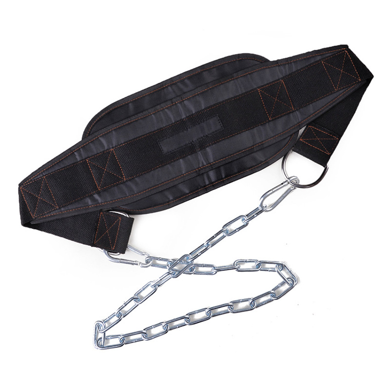 Gewichtheffen Sport Riem Met Ijzeren Ketting Gym Fitness Taille Ondersteuning Bescherming Aviod Letsel Power Training Riemen JT shi