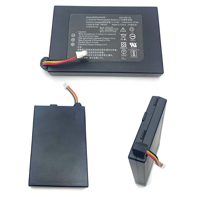 1200 mAh 533-000132 Headset-Akku für Logitech G533 G933 G533S G933S Kopfhörer T3EB