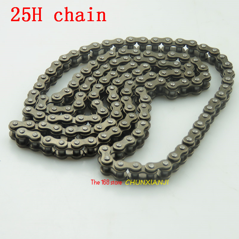 25H chain with Spare Master Link 47cc 49cc 2 Stroke Engine ATV Quad Go Kart Dirt Pocket Mini Motor Bike Motorcycle section 144