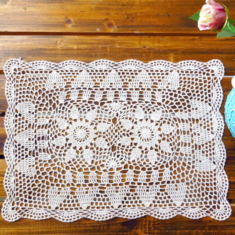 Vintage Handmade Crochet Flower Lace Openwork Retr... – Vicedeal