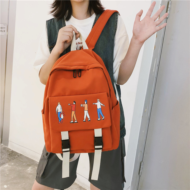 Femmes mignon sac à dos Preppy Style été nouvelle femme décontracté étudiants école sacs à bandoulière filles dessin animé doux sacs à dos