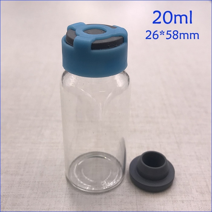 Transparent Essential Oil Bottle Thin Glass Small transparent Perfume Oil Vials Sample Test Bottle lab Sample Bottle with cover