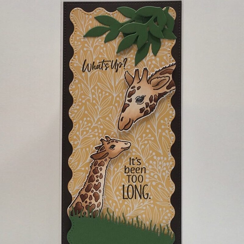 Slim Wavy Rectangle Frame Background Cutting Dies DIY Scrapbook Card Album Make Crafts Stencil Supplies Dies