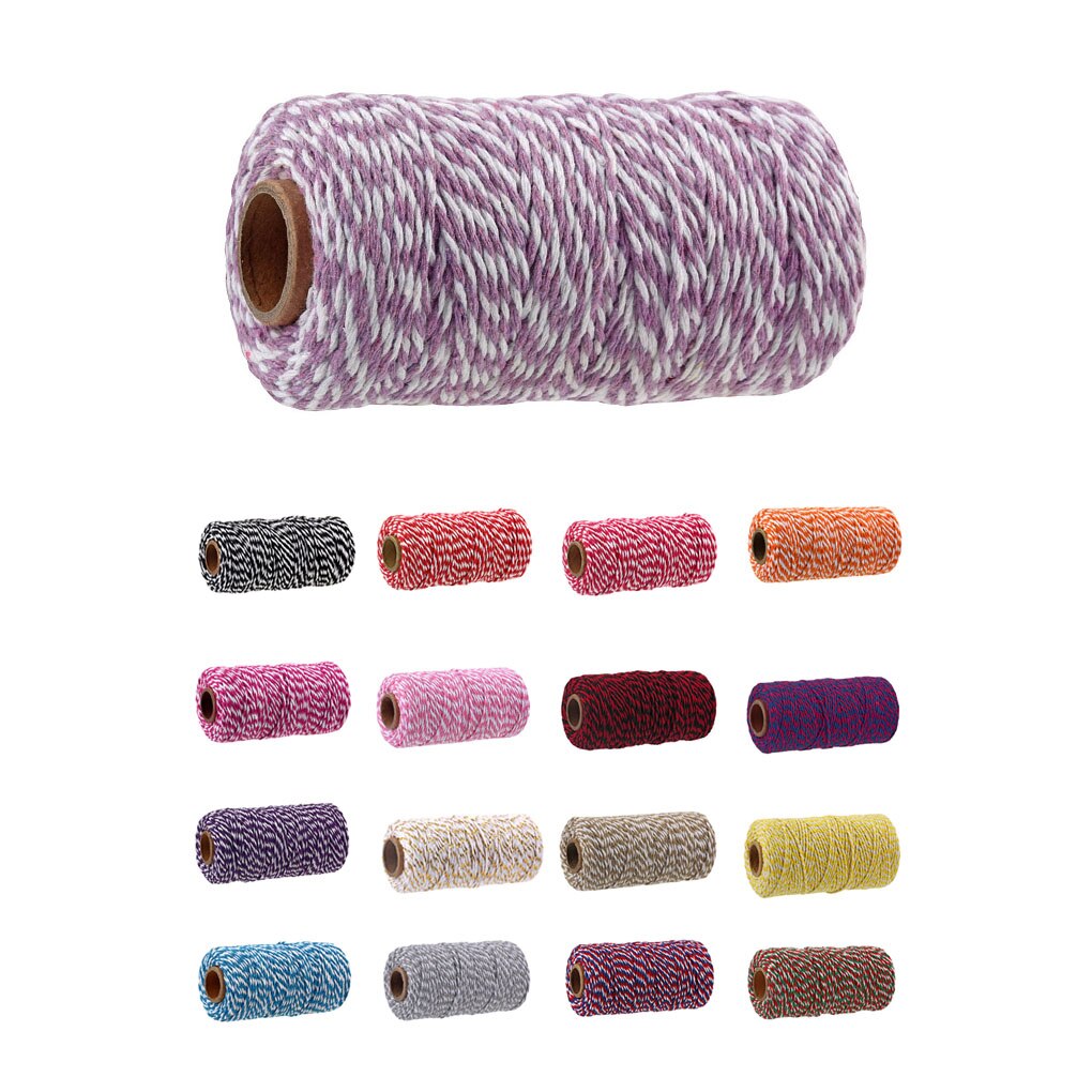 2mm Sewing Thread Sock Clothes Scarf Knitting Weaving Cotton Line Spool 100 Meter Sewing Accessory