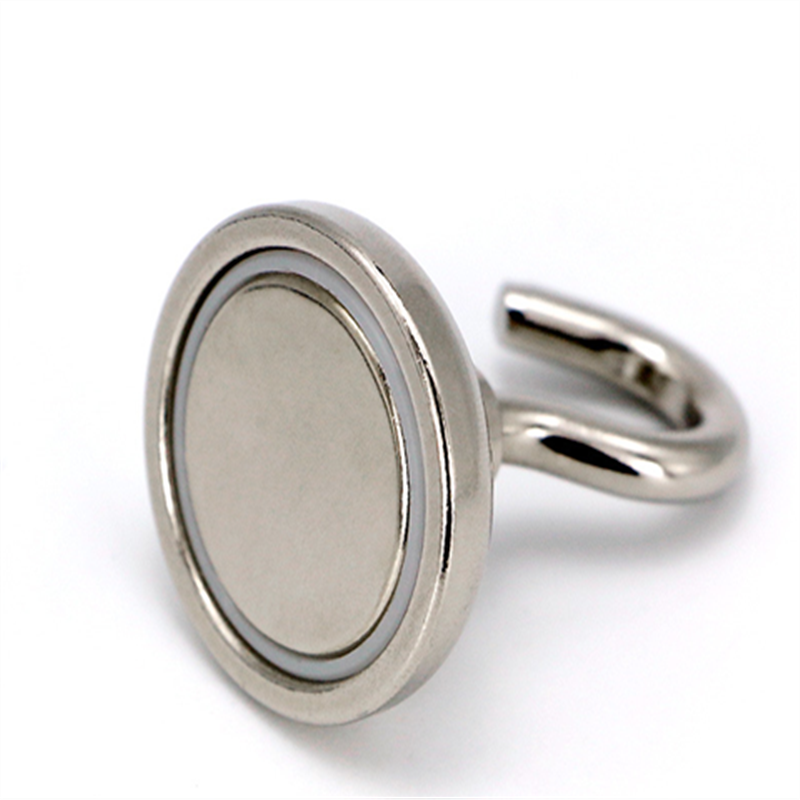 1PC Neodymium N52 Magnet Vertical Pull-force 3KG 4KG 6KG Hook Earth Magnet Multifunction Fridge Sticker Hooks Magnetic Base