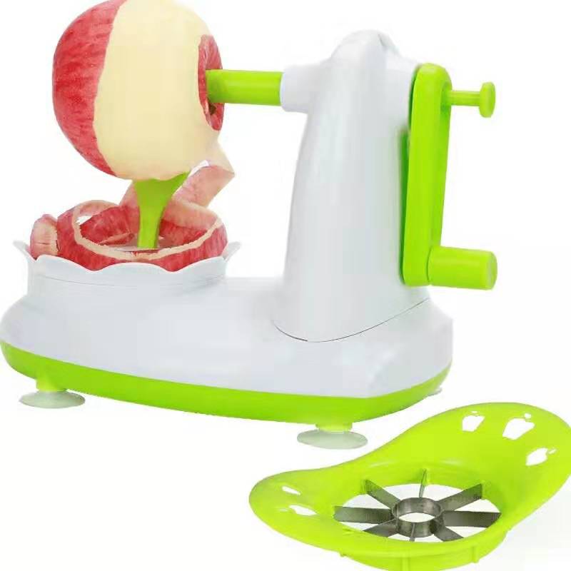 Easy to Use Manual Apple Peeler Corer Slicer Stainless Steel 3 in 1 Apple Peeler Potato Peeler Kitchen Tool: Peeler and Corer