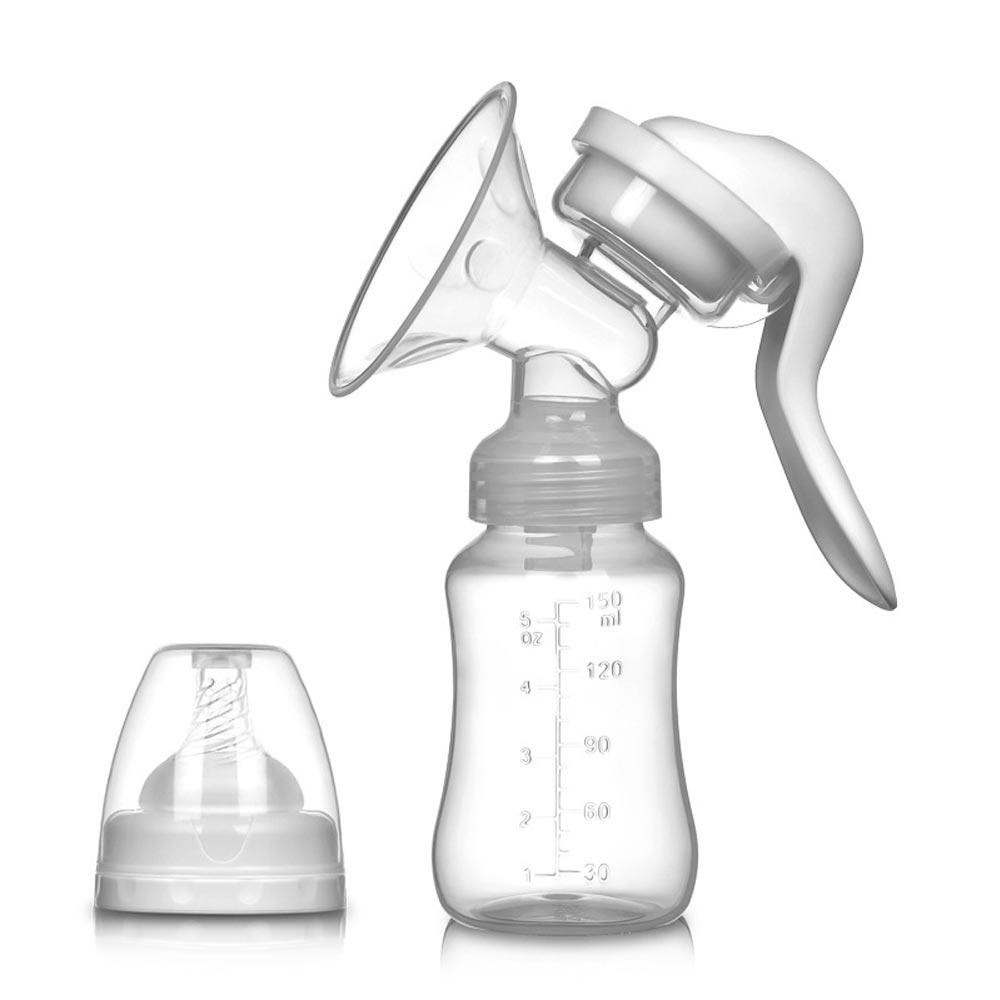 Angelcare Manual Breast Pump Powerful Baby Nipple Suction 150ml Feeding Milk Bottles Breasts Pumps Bottle Sucking: Default Title