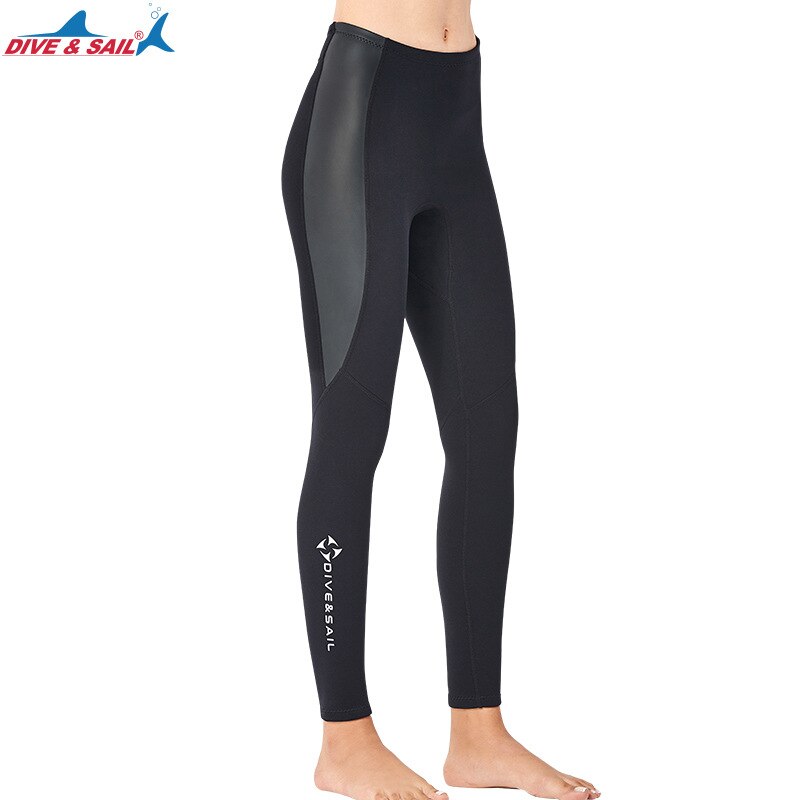 DIVE&amp;SAIL 2MM Leather Neoprene Diving Suit Men&#39;s Split Warm Snorkeling Wetsuit Pants Female Plus Size Cold-proof Surfing Suit: Woman pants / L