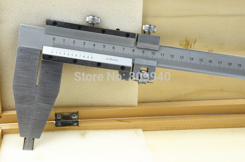 0-500mm Heavy Duty Vernier Caliper 500mm 20inch Slider Vernier Caliper Measuring Tools Gauge With Nib Jaws