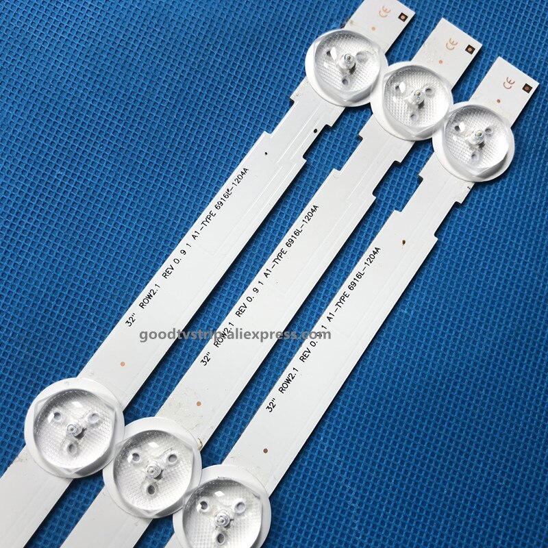 3 uds LED tira de 7led para LG 32LN575S 32LN540S 32LN5408 32LN613V LC320DXE