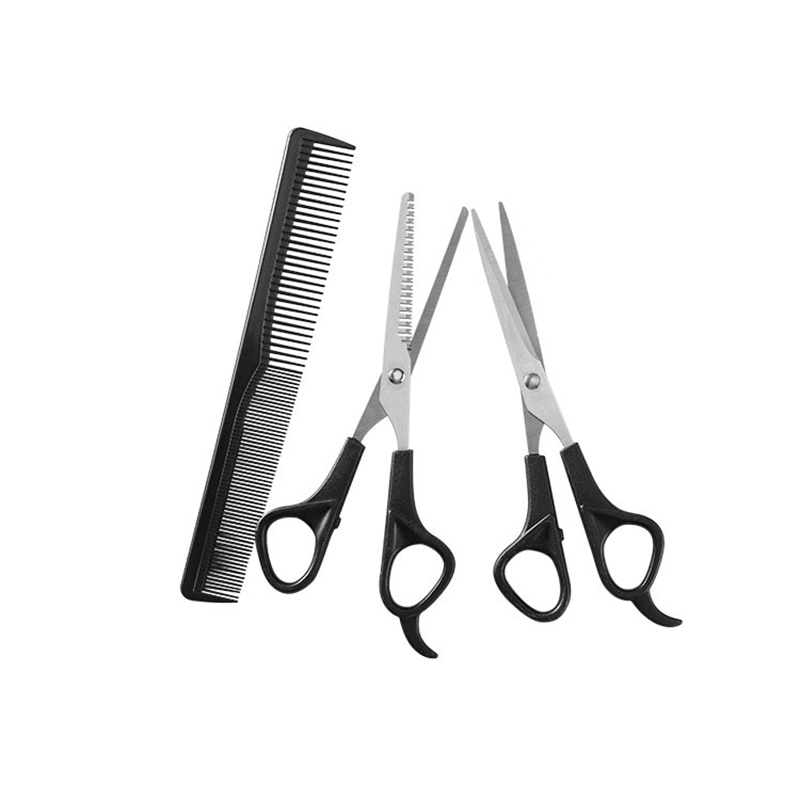 3 Stks/set Professionele Salon Kapper Styling Tools Knippen Nagelschaar Hairdressing Shears Schaar Kam Set