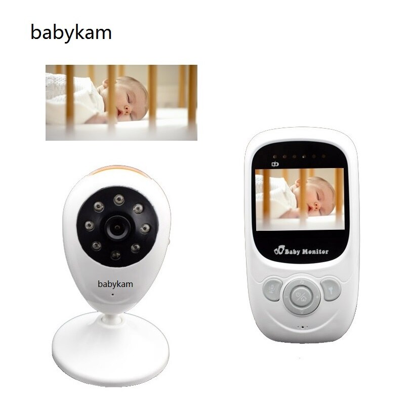 880F Baby Camera Monitor 2.4 Inch Tft Lcd Ir Nachtzicht Temperatuur Monitor Slaapliedjes 2X Zoom