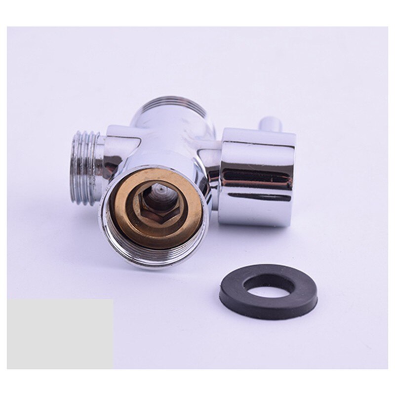 Badeværelse messing hurtig åbning tee ventil omskifter t nøgle 1/2 "  / 3/4 " switch ventil bruser bidet 1 in 2 ud vand metal t adapter