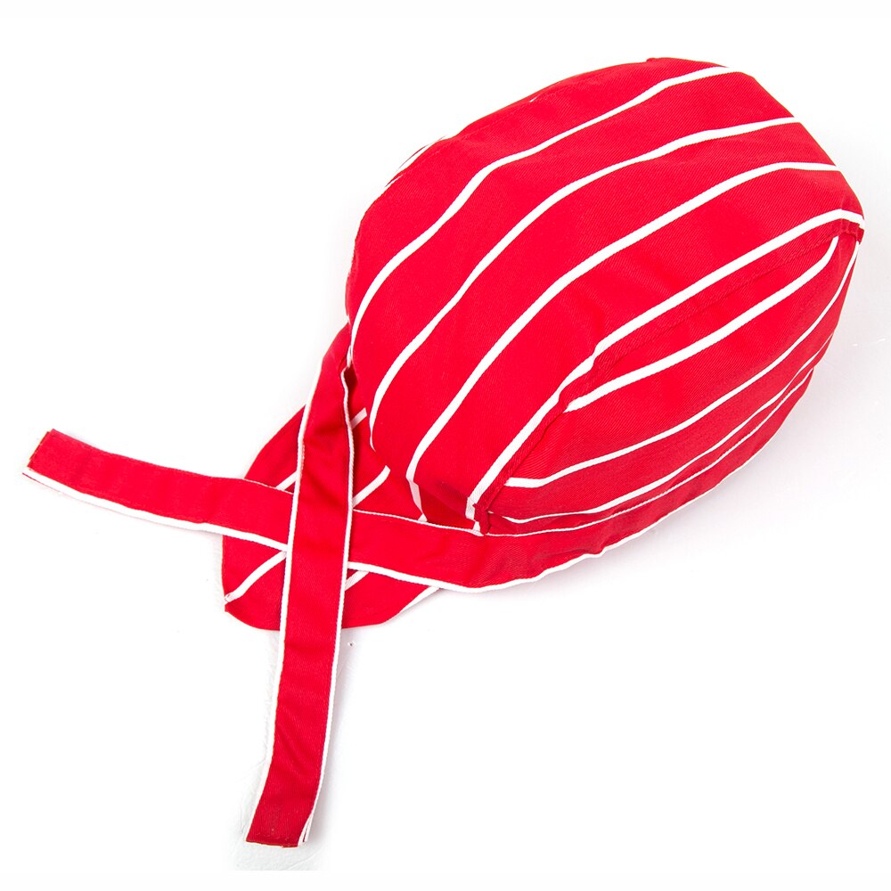 Women&#39;s chef Hat hotel kitchen restaurant cap waiters Ribbon Hats for man and woman adjust funky chief hats: Photo8
