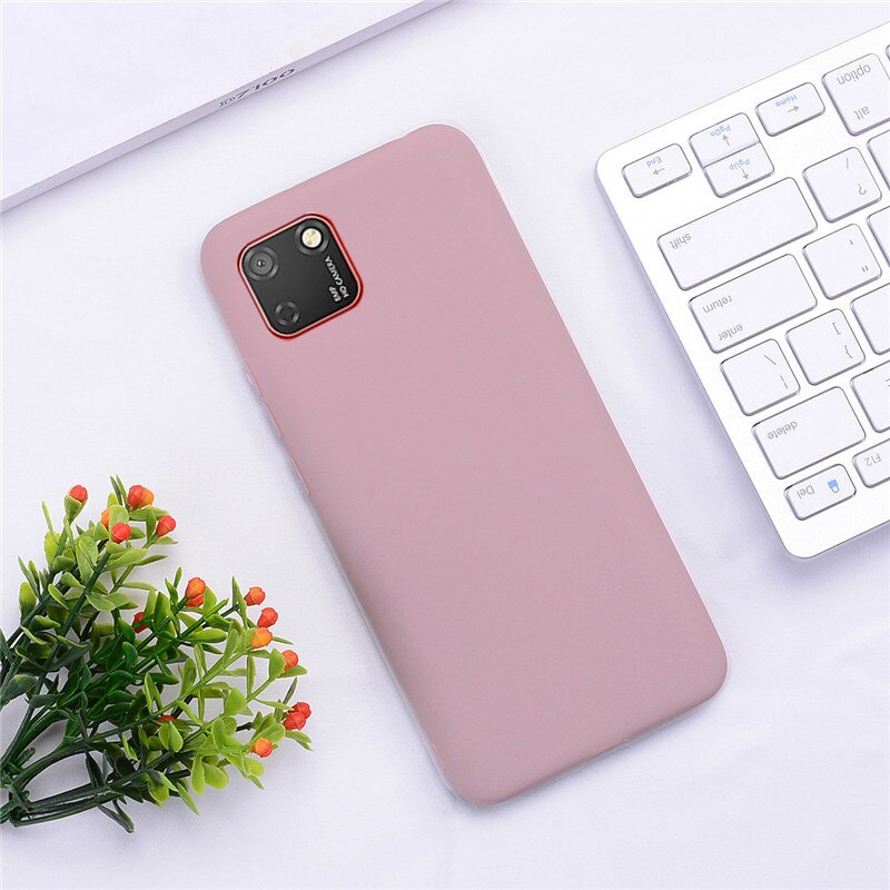 Soft Silicone Case For Huawei Y5p DRA-LX9 Case Silicone Back Cover Y5P Phone Case For Huawei Y5P 5.45 Cover Coque Fundas: 16 White