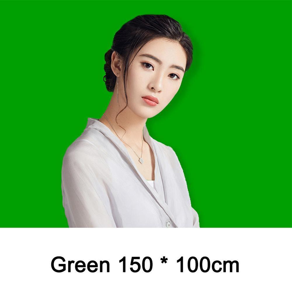 Green Color Cotton Textile Muslin Photo Backgrounds Studio Photography Screen Chromakey Backdrop Cloth