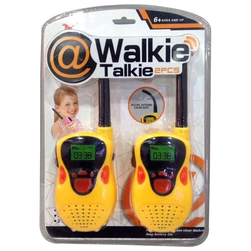 2 Stuks 1 Paar Walkie Talkies Speelgoed Mini Handheld Draagbare Kinderen Walkie Talkie Radio Outdoor Interphone Speelgoed Voor Kinderen