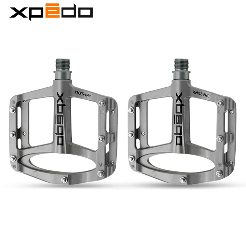 XPEDO XMX24MC Pedal de bicicleta de magnesio 2 rodamientos de cartucho husillo cr-mo pedales de bicicleta de carretera MTB piezas de ciclismo ultraligeras Wellgo: Rojo