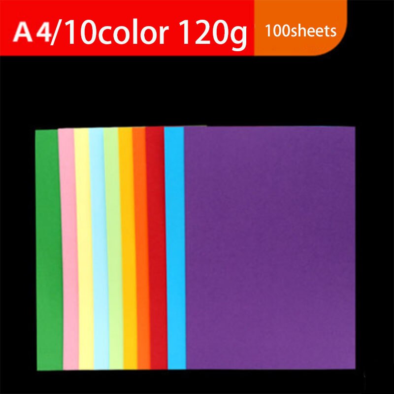 230g color children diy greeting card paper handmade open hard cardboard thick kindergarten A4 colored paper hard cardboard: size1