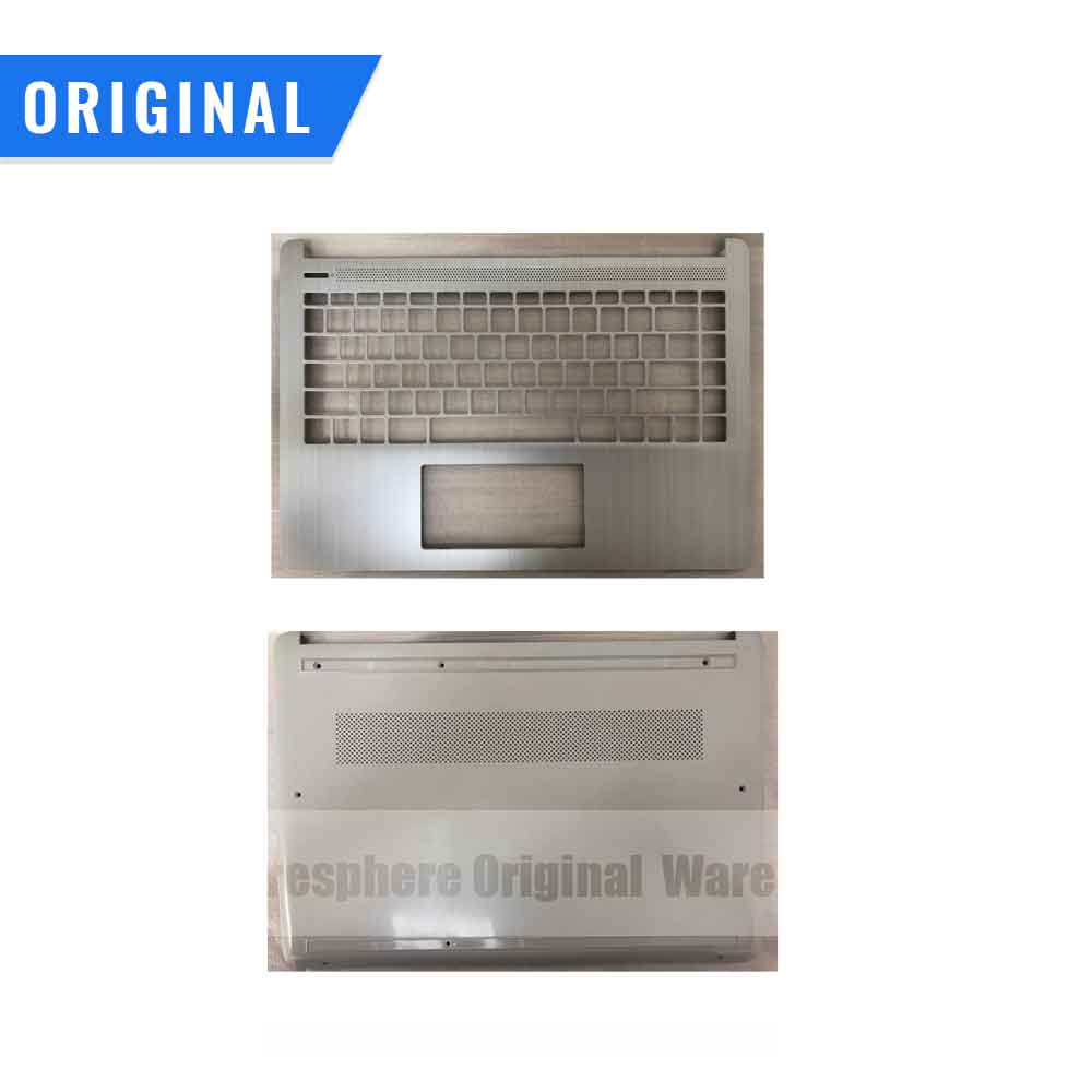 Original for HP 14-DQ FQ 14S-DR 14S-FR TPN-Q221 LCD Back Cover Bezel Palmrest keyboard Bottom Base Case L88200-001: Palmrest Base