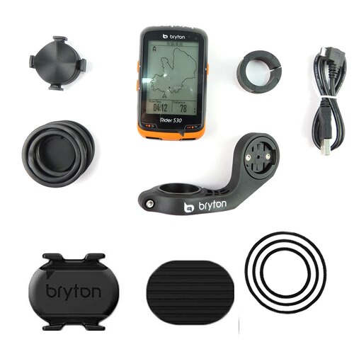 Bryton Rider 530 GPS vélo vélo vélo ordinateur et Extension montage ANT + vitesse Cadence double capteur moniteur de fréquence cardiaque