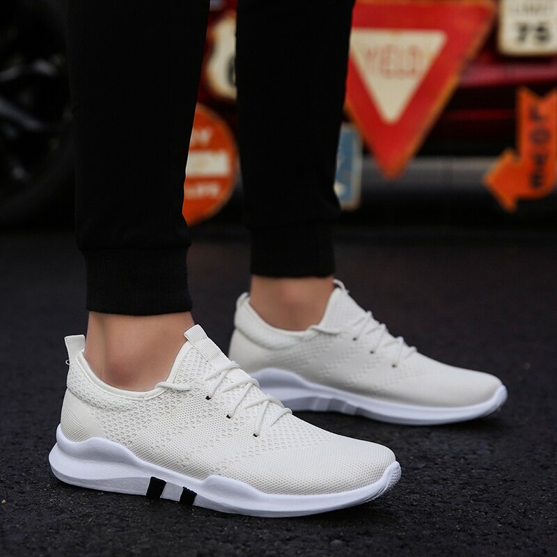 Men Sneakers tennis Shoes Outdoor Sports Breathable Ladies Male Tennis shoes Female sporty Man Sneakers white