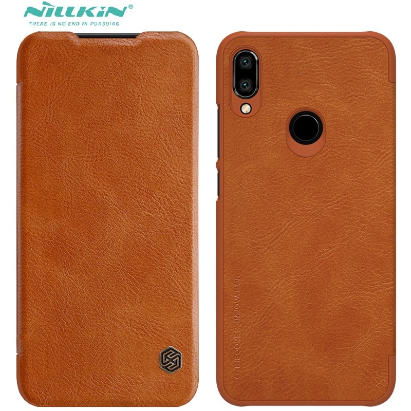 For Xiaomi Redmi Note 7 7S Pro 8 8t Case Flip Cover Nillkin Qin Luxury Leather Book Redmi Note7 NOTE 7 Pro Full Protective Bag