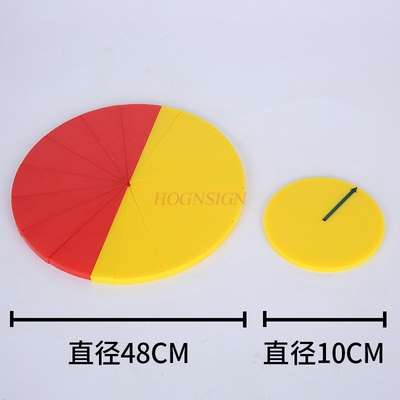 mathematics Circle area Circumference calculation formula derivation demonstration model bisector demonstrator math teaching