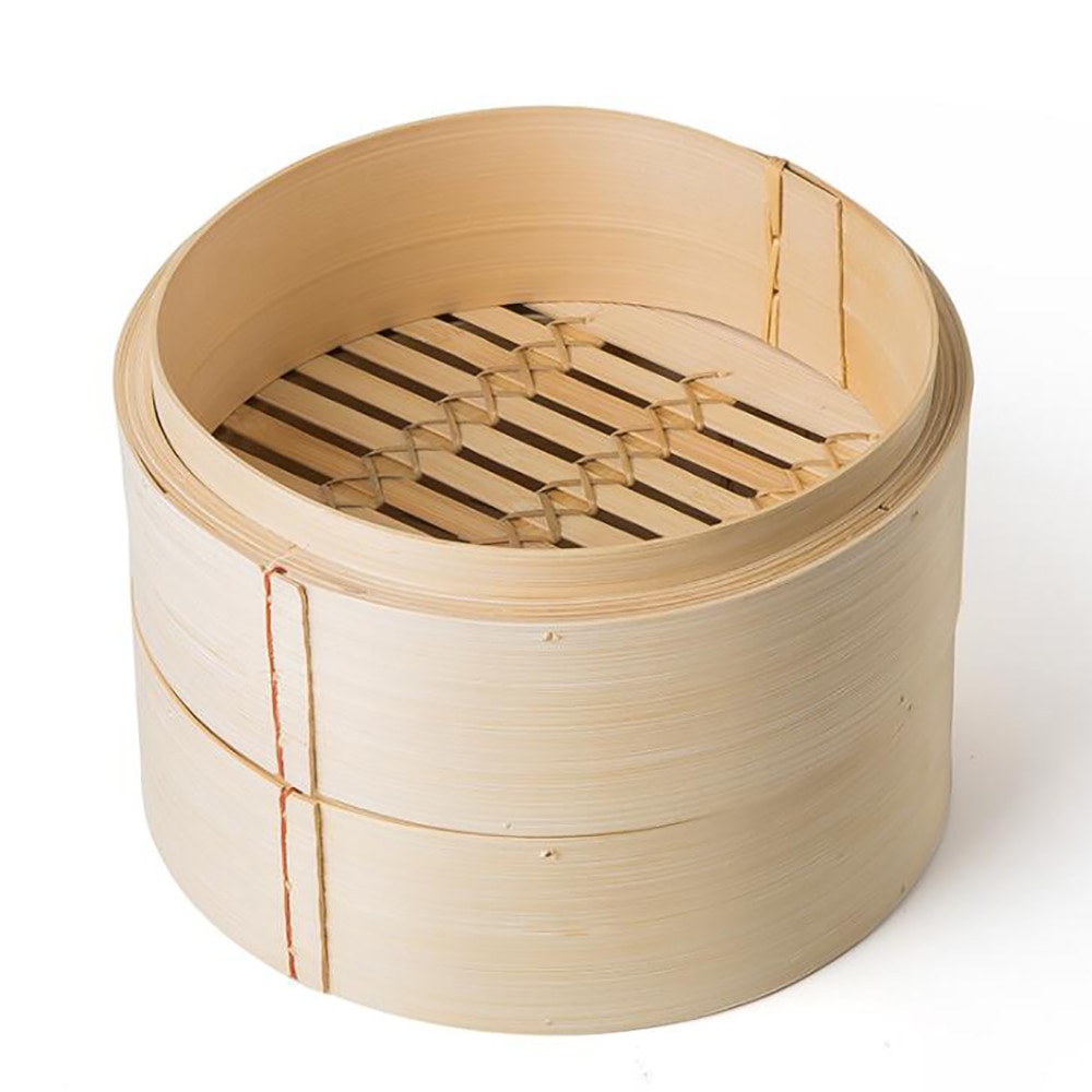 Een Kooi Deksel Bamboe Stoomboot Voor Vis Groente Snack Mand Set Keuken Koken Gereedschap Knoedel Stoomboot
