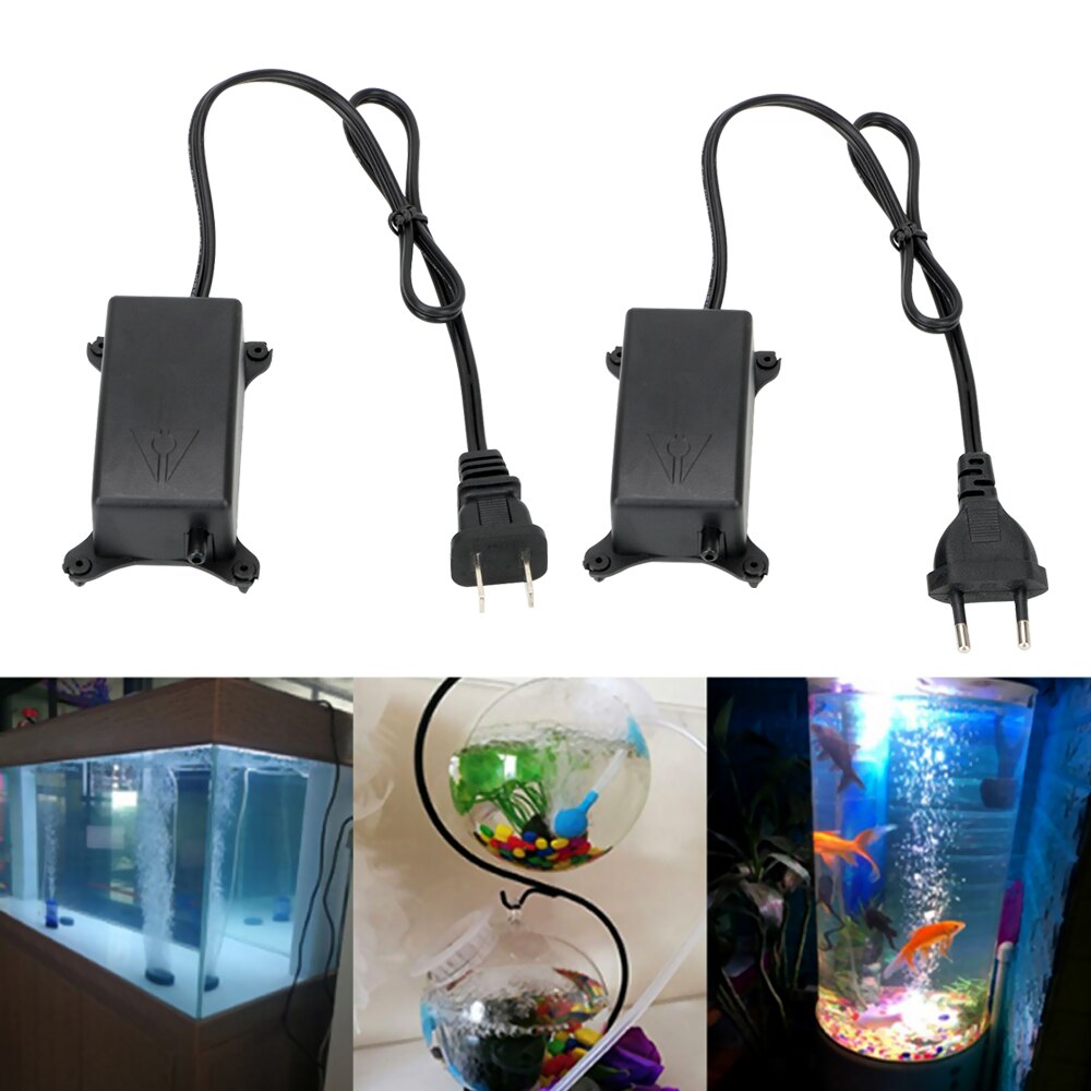 Ultra Low Noise Aquarium Air Pump Fish Tank Mini Air Compressor Oxygen Pump Aquarium Fish Tank Oxygen Pump