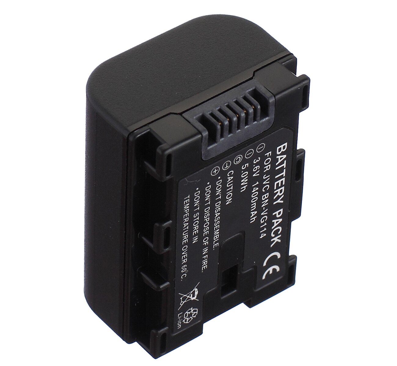 Paquete de batería para JVC BN-VG114, BN-VG114U, BN-VG114US, BN-VG114USM, BN-VG114E, BN-VG114EU, BN-VG114AC