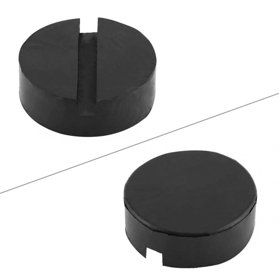 Car lift jack stand rubber pads jack Pad Disc Hydraulic Jack Black Disk Jack Stand Black Rubber Slotted Floor pad head skid incr