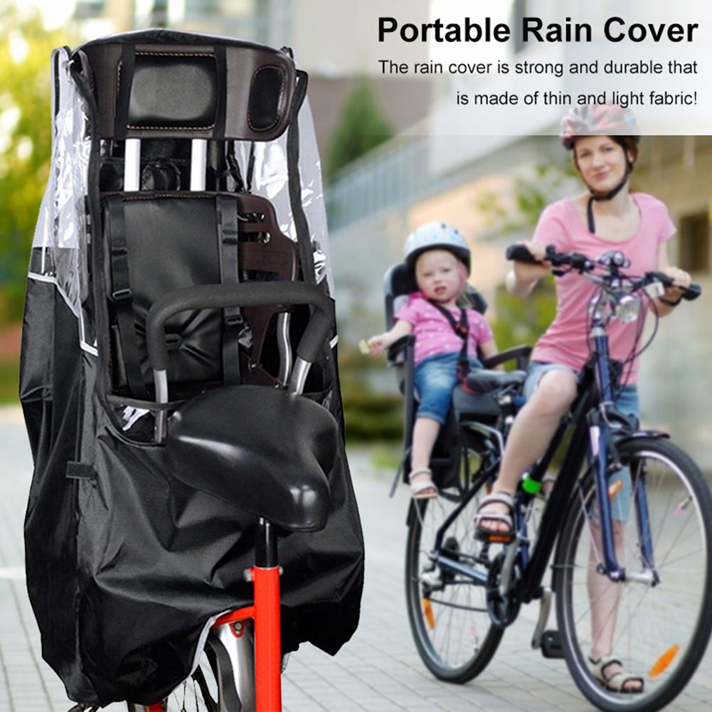 Cycling Raincoat Bike Rain Cover Breathable Durable Bicycle Rain Protection Shield for Child Safety Seats Bike Accessoriests