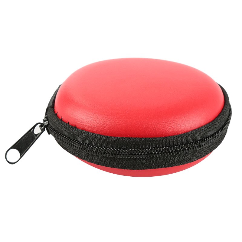 Sacchetto Scatola Della cuffia In Ear Auricolare Cuffie Box Portatile di Caso Di Immagazzinaggio Del Sacchetto Accessori Per Cuffie Auricolare Sacchetto di Immagazzinaggio Avvolgitore: red