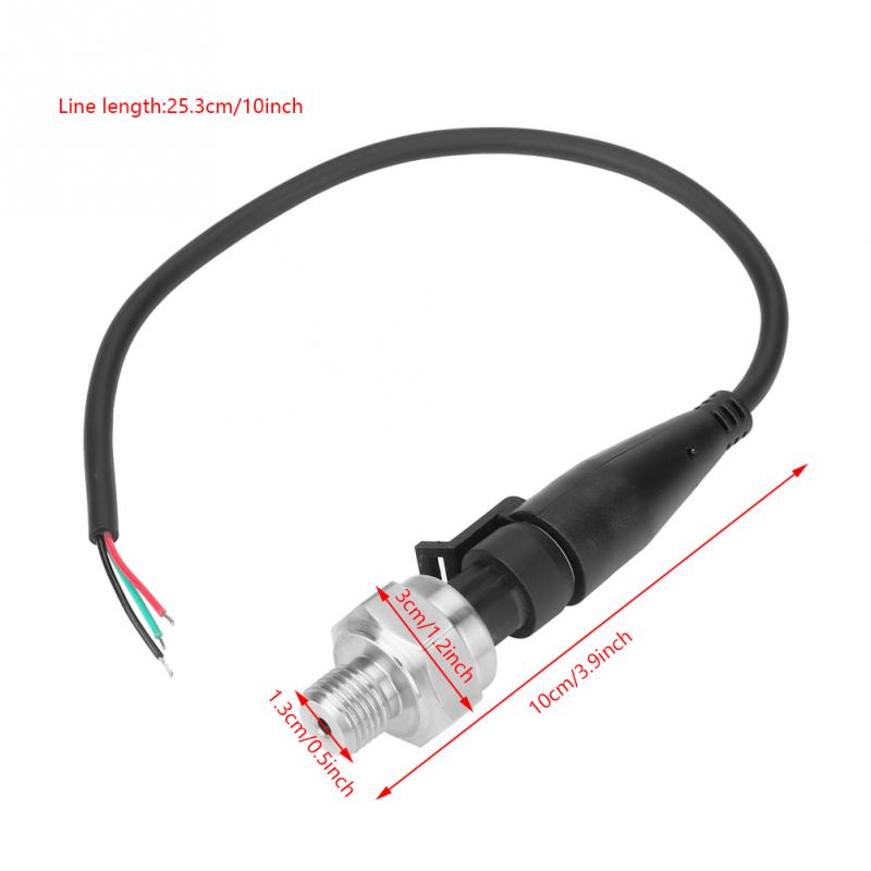 G1/4 "tryktransducersensor indgang 5v udgang 0.5-4.5v / 0-5v for rabat på vandgasolie