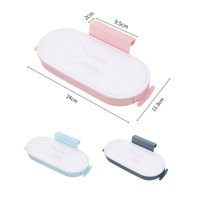 Vuilniszak Hanger Keuken Opknoping Krooshek Met Deksel Kastdeur Terug Plastic Vuilniszak Houder Draagbare Afval Bin Vuilnis rack